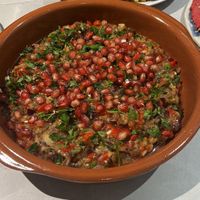 baba ganoush, spanokopita  at In Bloom Vegan Cooking School in Barcelona