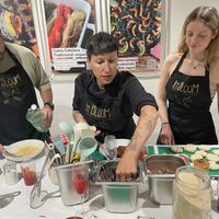   at In Bloom Vegan Cooking School in Barcelona