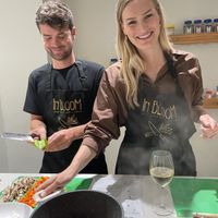   at In Bloom Vegan Cooking School in Barcelona