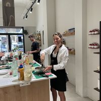   at In Bloom Vegan Cooking School in Barcelona
