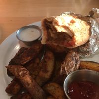 Donair minus a few bites at The Wooden Monkey in Halifax