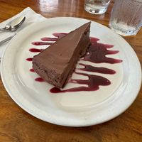 Chocolate Tofu Pie at The Wooden Monkey in Halifax