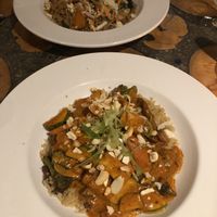 Vegetable Curry and Rice Bowl  at The Wooden Monkey in Halifax