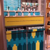 refill station for different products at The Body Shop - Mariahilfer Straße in Vienna