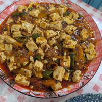 Ma po tofu at Rujia - 如家餐厅 in Fes