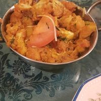 Prato principal at Hola Indian in Salamanca