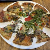 Vegan pizzaa  at Astley Book Farm in Bedworth