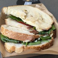 BBQ Jackfruit with vegan cheese at Goodee in Malvern East