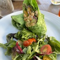 Vegan wrap. $16 USD  at The Front Porch at Farm in Palm Springs