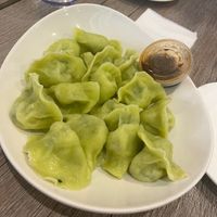 Spinach dumplings   at Oh! Dumplings in Montreal