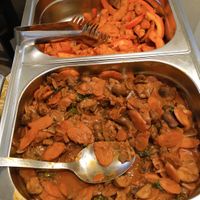 hot food at Symbiose in Leipzig