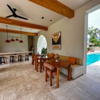 Restaurant & pool  at Boni Beach Lombok in 