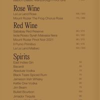 Menu  at Boni Beach Lombok in 