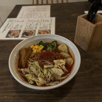 トマトヴィーガンラーメン(tomato vegan ramen)  at Vegan Ramen by Playpen Friends in Osaka