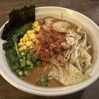味噌ヴィーガンラーメン （Miso Vegan Ramen)   at Vegan Ramen by Playpen Friends in Osaka
