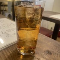 Oloong tea  at Vegan Ramen by Playpen Friends in Osaka