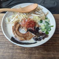Tonkotsu Ramen at Vegan Ramen by Playpen Friends in Osaka