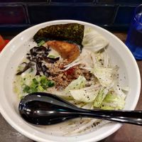 Tonkotsu ramen at Vegan Ramen by Playpen Friends in Osaka