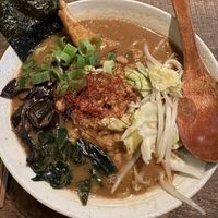 Syoyu Tonkotsu Ramen 🍜   at Vegan Ramen by Playpen Friends in Osaka