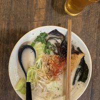 Tonkotsu ramen  at Vegan Ramen by Playpen Friends in Osaka