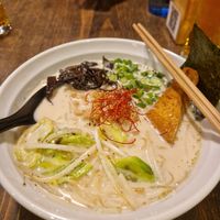 Tonkotsu ramen at Vegan Ramen by Playpen Friends in Osaka