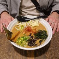Tonkotsu Shoyu ramen at Vegan Ramen by Playpen Friends in Osaka
