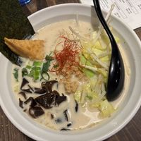 Tonkotsu ramen at Vegan Ramen by Playpen Friends in Osaka