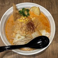 Vegan Tomato Tonkotsu Ramen  at Vegan Ramen by Playpen Friends in Osaka