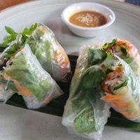 Fresh spring rolls at Ketela Eatery & Lifestyle in Canggu