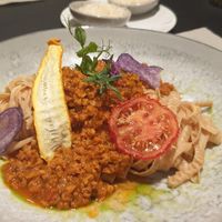 vegane Linsenbolognese at La Cucina in Soelden