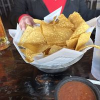 salsa roja  at Diablos Tacos & Mezcal in Hot Springs