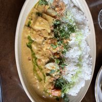 South Indian vegetable kurma   at Cheeni in Durham