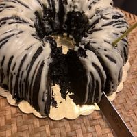 Gluten free and vegan chocolate cake  at Creative Cakery in Long Beach