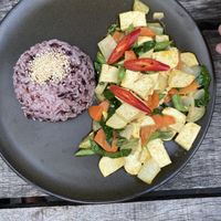 Curry with tofu  at Blacktip Cafe & Workspace in Koh Phayam