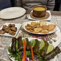Vegan grape leaves  at Sahara Palace in St Julians