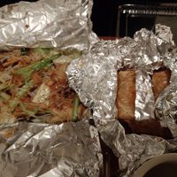 Noodles and springrolls at AOBABA in Hiroshima