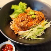 Kale signature dry noodle (contains peanuts) at Kale by KangSu 康素 @ The Adelphi in Central Singapore