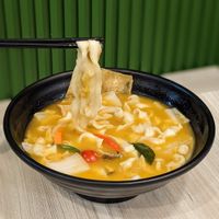 Vegan Tom Yum Ban Mee Soup at Kale by KangSu 康素 @ The Adelphi in Central Singapore