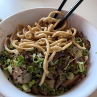 Spicy noodles  at MAKfam in Denver