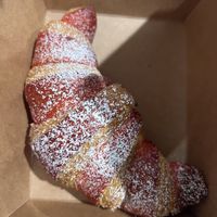 vegan raspberry croissant   at Brick Road Coffee in Tempe
