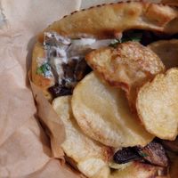 traditional sandwich at Mushroom in Thessaloniki