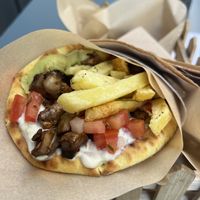 Traditional sandwich   at Mushroom in Thessaloniki