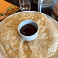 Vegan poppadoms with sauce  at Dosa Kingdom in Hove