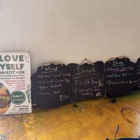Menu  at Love Thyself Vegan Kitchen in St Georges