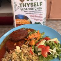 Yummy!  at Love Thyself Vegan Kitchen in St Georges