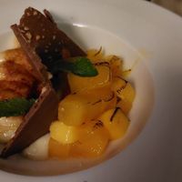 Dessert with chocolate at MAMA ZOEE in Heidelberg