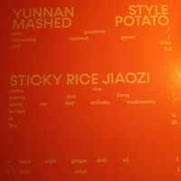 Menu at Nonchalant Bar in Zurich