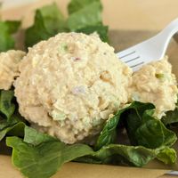 Chickpea Tuna Salad Side at Gray Leaf Cafe in Freehold