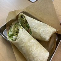 Falafel wrap  at Gray Leaf Cafe in Freehold