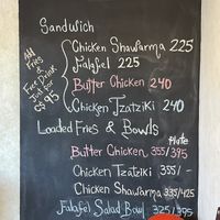 Falafel wraps, sandwiches and plates available  at Hijo de Pita in San Juan Del Sur
